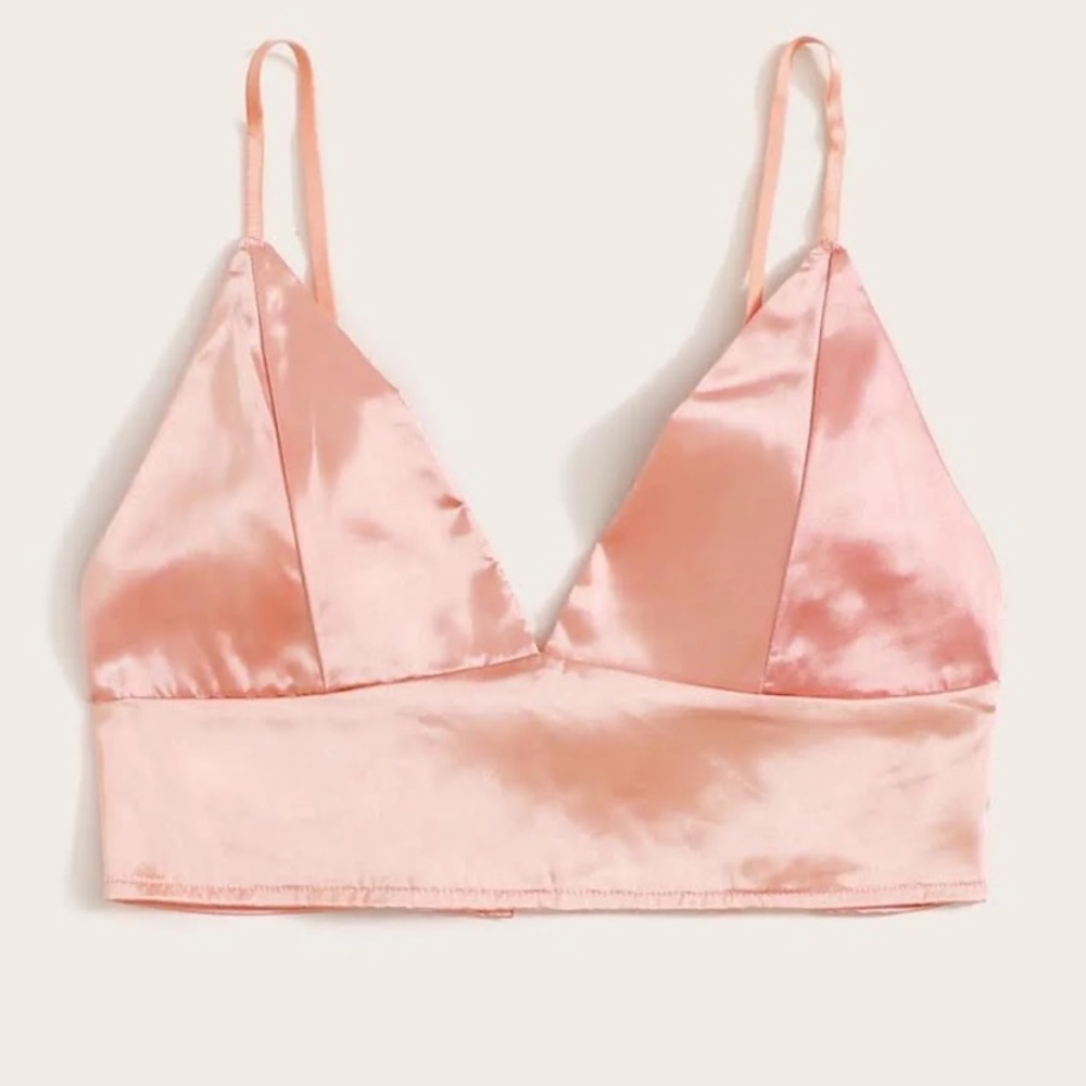 Satin crop top